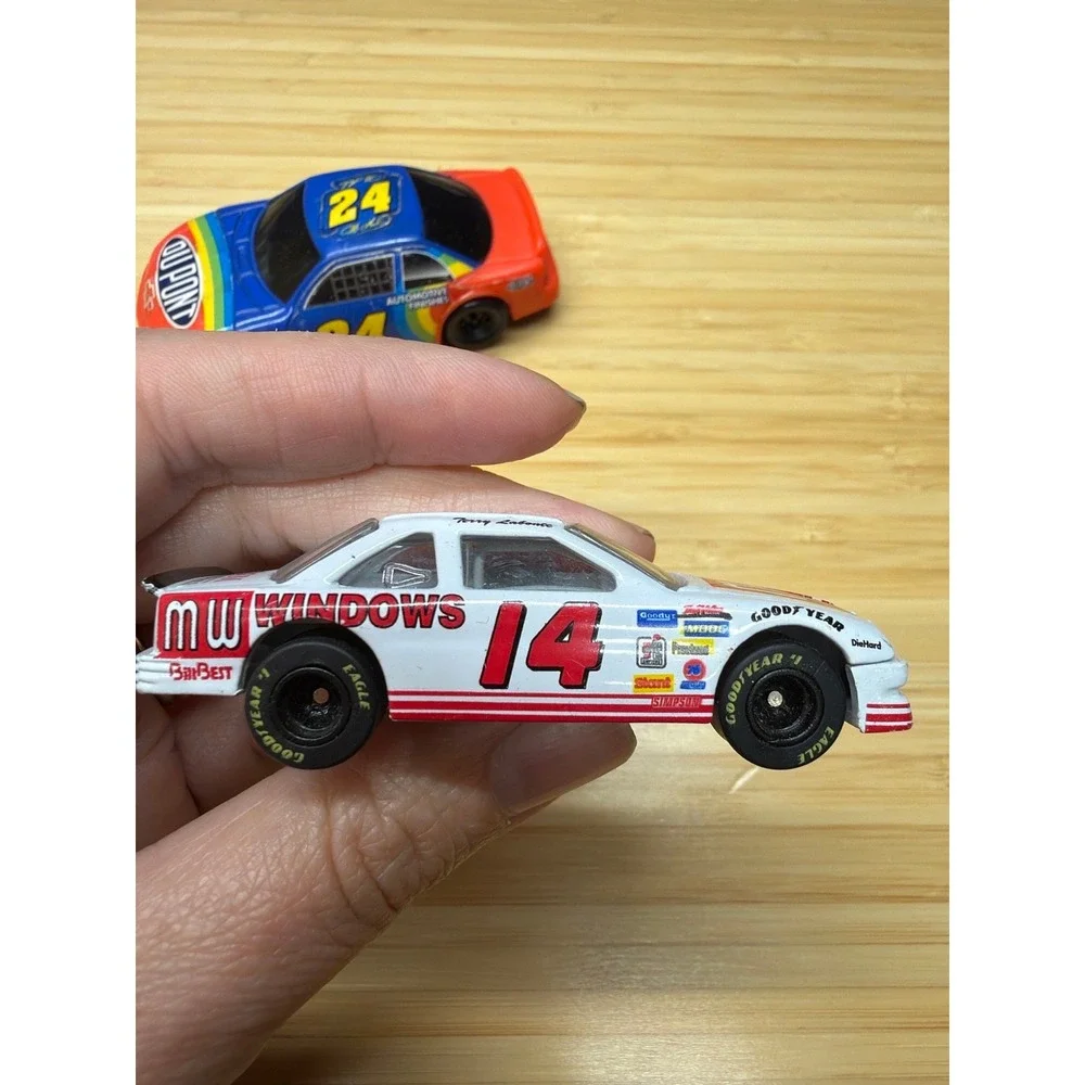 Lot of 2 NASCAR Toy Cars Terry Labonte #14 & Jeff Gordon #24 Pull Back
